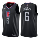 Los Angeles Clippers DeAndre Jordan #6 Black Statement Jersey