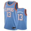 Los Angeles Clippers Jerome Robinson #13 Blue City Stitched Jersey
