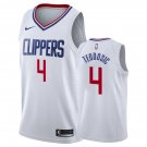 Los Angeles Clippers Milos Teodosic #4 White Stitched Jersey