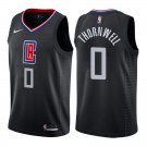 Los Angeles Clippers Sindarius Thornwell #0 Black Statement Jersey
