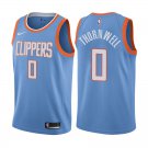 Los Angeles Clippers Sindarius Thornwell #0 Blue City Edition Jersey