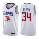 Los Angeles Clippers Tobias Harris #34 White Stitched Jersey