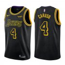 Los Angeles Lakers Alex Caruso #4 Black City Edition Stitched Jersey
