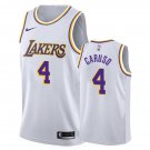 Los Angeles Lakers Alex Caruso #4 White 2018-19 Stitched Jersey