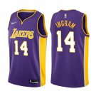 Los Angeles Lakers Brandon Ingram #14 Purple Statement Stitched Jersey