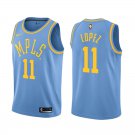 Los Angeles Lakers Brook Lopez #11 Blue Classic Stitched Jersey