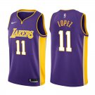 Los Angeles Lakers Brook Lopez #11 Purple Statement Stitched Jersey