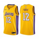 Los Angeles Lakers Channing Frye #12 Gold Icon Edition Stitched Jersey