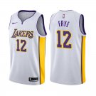 Los Angeles Lakers Channing Frye #12 White Stitched Jersey