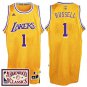 Lakers Hardwood Classics Throwback Gold Jersey D'Angelo Russell