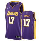 Los Angeles Lakers Isaac Bonga #17 Purple Statement Stitched Jersey