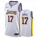 Los Angeles Lakers Isaac Bonga #17 White Stitched Jersey