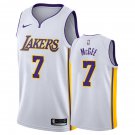 Los Angeles Lakers JaVale McGee #7 White Stitched Jersey