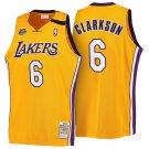 Los Angeles Lakers Jordan Clarkson Gold 1999 Hardwood Classics Jersey