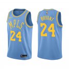 Los Angeles Lakers Kobe Bryant #24 Blue Retire Player Classic Jersey