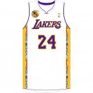 Kobe Bryant Lakers #24 Noche Latina White Stitched Jersey