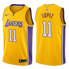 Lakers Brook Lopez Gold Icon Stitched Jersey