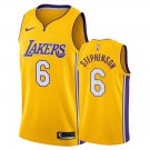 Los Angeles Lakers Lance Stephenson #6 Gold Icon Stitched Jersey