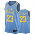 Los Angeles Lakers LeBron James #23 Blue Classic Stitched Jersey