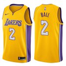 Lakers Lonzo Ball Gold Icon Stitched Jersey