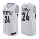 Memphis Grizzlies Dillon Brooks #24 White City Edition Stitched Jersey