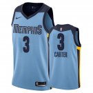 Memphis Grizzlies Jevon Carter #3 Blue Statement Stitched Jersey