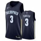 Memphis Grizzlies Jevon Carter #3 Navy Icon Stitched Jersey