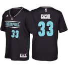 Marc Gasol Grizzlies #33 Black MLK50 Pride Stitched Jersey