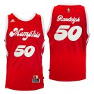 Zach Randolph Grizzlies #50 Hardwood Classics Red Stitched Jersey