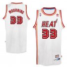 Alonzo Mourning Heat #33 HWC Throwback White Stitched Jersey