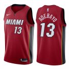 Miami Heat Bam Adebayo #13 Red Statement Stitched Jersey