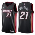 Miami Heat Hassan Whiteside #21 Black Icon Stitched Jersey