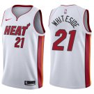 Miami Heat Hassan Whiteside #21 White Stitched Jersey