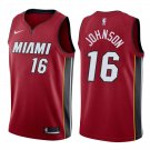 Miami Heat James Johnson #16 Red Statement Stitched Jersey
