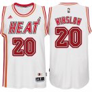 Justise Winslow Heat #20 White Hardwood Classic Stitched Jersey