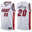 Miami Heat Justise Winslow #20 White Stitched Jersey