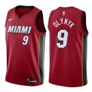 Miami Heat Kelly Olynyk #9 Red Statement Stitched Jersey