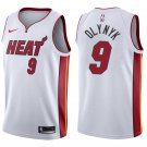 Miami Heat Kelly Olynyk #9 White Stitched Jersey