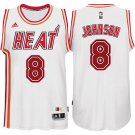 Tyler Johnson Heat #8 White Hardwood Classic Stitched Jersey