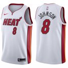Miami Heat Tyler Johnson #8 White Stitched Jersey