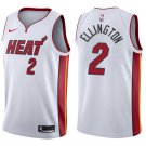 Miami Heat Wayne Ellington #2 White Stitched Jersey