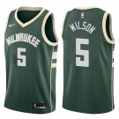 Bucks D.J. Wilson Green Icon Stitched Jersey