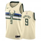 Milwaukee Bucks Donte DiVincenzo #9 Cream City Edition Stitched Jersey