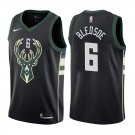 Milwaukee Bucks Eric Bledsoe #6 Black Statement Stitched Jersey