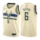 Milwaukee Bucks Eric Bledsoe #6 Cream City Edition Stitched Jersey