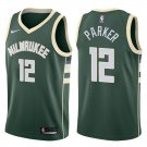 Bucks Jabari Parker Green Icon Stitched Jersey