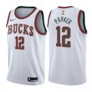 Milwaukee Bucks Jabari Parker #12 White Classic Stitched Jersey
