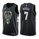 Milwaukee Bucks Thon Maker #7 Black Statement Stitched Jersey