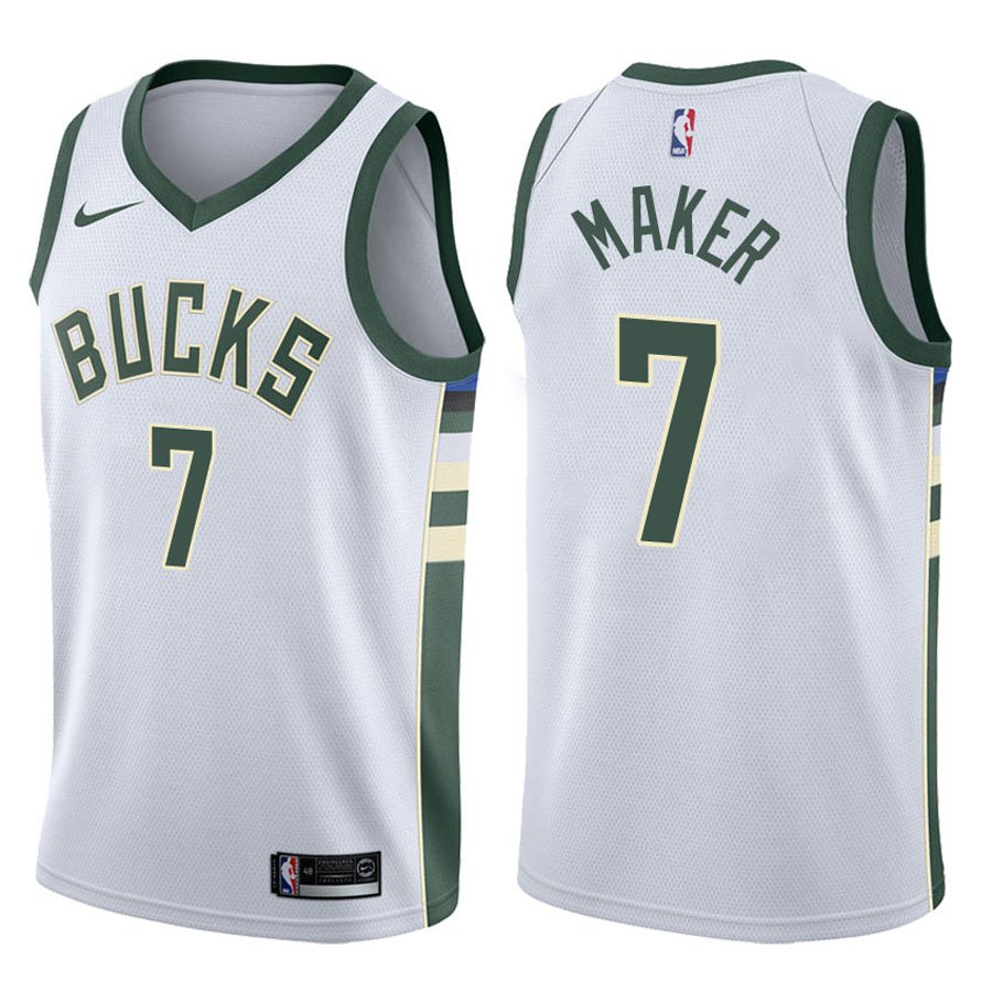 Bucks Thon Maker White Stitched Jersey
