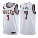 Milwaukee Bucks Thon Maker #7 White Classic Stitched Jersey